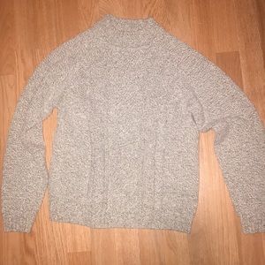 Grey Debbie Morgan cable knit